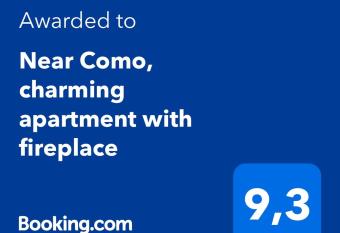 Near Como, charming apartment with fireplace has Balcony rooms