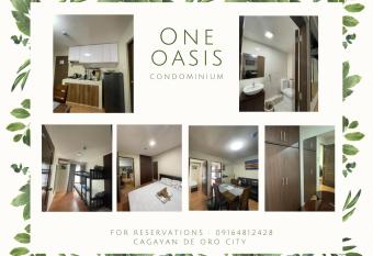 2Bedroom with Balcony and Pool View One Oasis Cdo has Balcony rooms