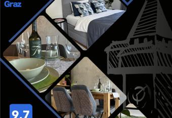 Designapartment Blue Sky -55m2-free parking & wifi has Balcony rooms