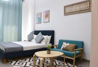 Chic Penthouse Studio with Skyline Views has rooms with a private hot tub