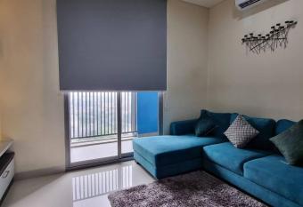 Apt Pejaten Park Residence 2 BR Grey dgn Netflix, Bathub, Pool has Balcony rooms
