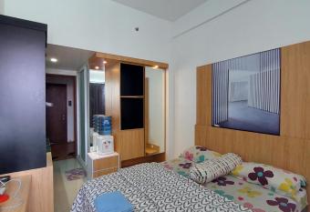 The one room apartemen has Balcony rooms