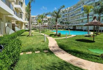 Lux Apartment In Bouznika With Pool has Balcony rooms