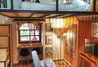 C  modo y moderno Loft en el Centro de Tulancingo has Balcony rooms