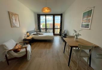 Lumineux Studio 30m2 / Balcon / Proche Gare et Ville has Balcony rooms