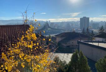 Penthouse jacuzzi apartment has rooms with a private hot tub