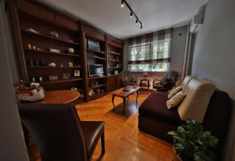 Premium apartment in Belgrade has rooms with a private hot tub