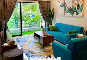 ipoh homestay manhattan condominium waterpark pool view has Balcony rooms