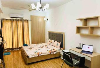 Square by Noida Studios has Balcony rooms