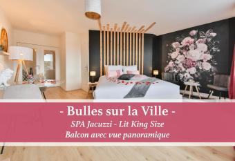 Bulles sur la ville - SPA - LIT KING SIZE - VUE PANORAMIQUE - Tudors Locations allows 18 year olds to book a room