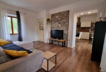 Comfortable 2-bedroom apartment in village centre has Balcony rooms