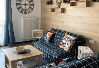 Studio cosy 5 personnes aux pieds des pistes. has Balcony rooms