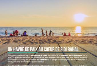 Tr  s bel appartement en rdc r  sidence Casabay Sidi Rahal has Balcony rooms