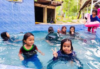 Lata Bayu Chalet - Waterfall & River with Kids Pool has Balcony rooms