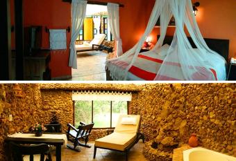Hotel Boutique Iguaque Campestre Spa & Ecolodge has rooms with a private hot tub