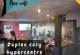 L ODEON Duplex cosy hypercentre has Balcony rooms