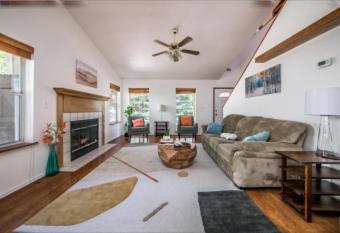 Introducing, Your Home Away From Home, Beautiful Backyard w/ Patio Sunshine Sanctuary     Central Location + Landscaped Backyard has Balcony rooms