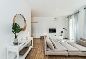 Stylish apartment in the heart of Kaunas Old Town has Balcony rooms