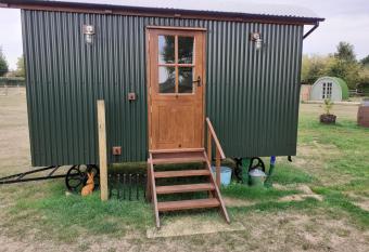 Glamping in Wiltshire in our luxury Shepherds Hut allows 18 year olds to book a room