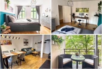 2-Raumwohnung mit gem  tlichem Balkon in Zentrumslage has Balcony rooms