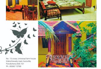 Smith garden Farm house Auroville Pondicherry has Balcony rooms