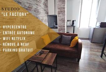 LE FACTORY Studio industriel Bourges Hyper centre allows 18 year olds to book a room