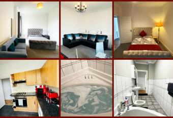 Two Bedroom Entire Flat, Luxury but Affordable Next to M90 allows 18 year olds to book a room