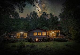 Magical Mountain Riverfront Retreat near Blue Ridge Georgia with Unforgettable Views! allows 18 year olds to book a room