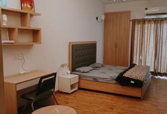 Luxury furnished studio apartment has Balcony rooms