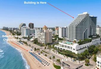 Luxury 19th Floor W Hotel Amp Resort Ocean Amp Intercoastal Views Private 1bed1bath Condo Residence has Balcony rooms