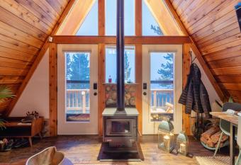Charming Cabin Home W Mountain View Spa & Sauna allows 18 year olds to book a room