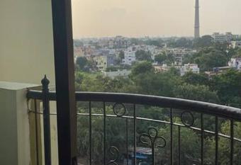 Fully-furnished 3 bedroom apartment, Shankar Nagar has Balcony rooms