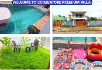 Coimbatore Premium Private Villa a FAMILY RESORT kids, celebration hall allows 18 year olds to book a room