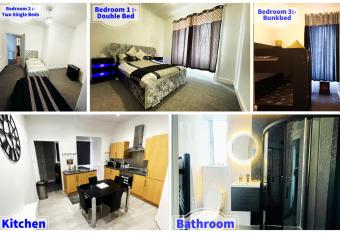 3 Bedroom Entire Flat, Luxury facilities with Affordable price, Self Checkin/out allows 18 year olds to book a room