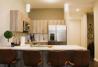 Skyline View Top Floor Loft, King & Queen Bedroom has Balcony rooms