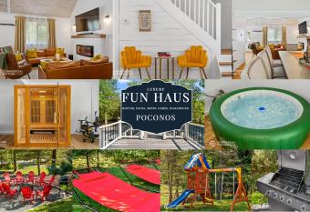 NEW -Kalhari/Hottub/Sauna/Games/Firepit/Playground has Balcony rooms