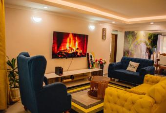Furaha Luxury 3 bedroom apartment in the Heart of Nakuru CBD has Balcony rooms