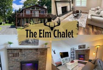 The Elm Chalet NEWLY! Reno, sleeps 10, patio has Balcony rooms