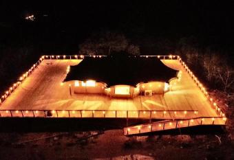 Huge Deck Stunning Mountain View Luxury Tent Retreat Near Austin / San Antonio has Balcony rooms