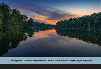 Lake Tennis Billiard Ping Pong Fire Pit Dock allows 18 year olds to book a room