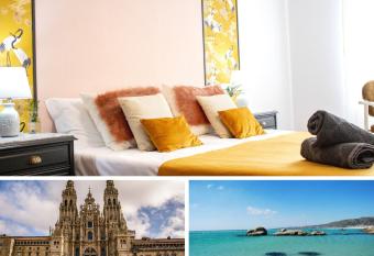 Precioso y luminoso apartamento Boutique en Santiago Sur Montouto has Balcony rooms