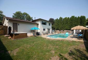 Home in suburban neighborhood with POOLHOT TUB has Balcony rooms