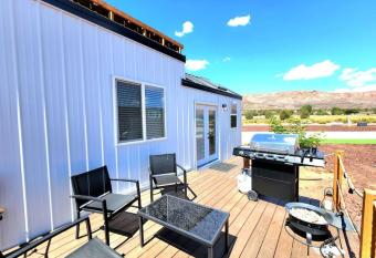 New Nook Tiny Home With Deck Firepit Skylights allows 18 year olds to book a room