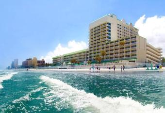 Oceanfront Studio Condo With Balcony View Of Beach And Ocean In Daytona Beach Resort 510 With 4 Pools Tiki Bar Grill has Balcony rooms