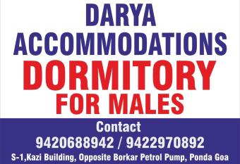 Darya Accomodations, Dormitory for Males has Balcony rooms