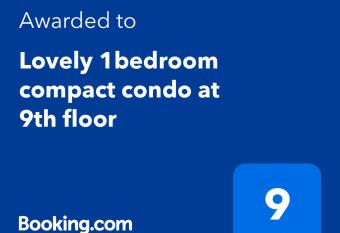 Lovely 1bedroom compact condo at 9th floor has Balcony rooms