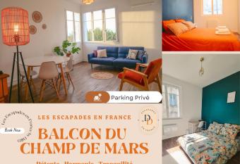 Balcon du Champ de Mars - Wifi / Parking allows 18 year olds to book a room