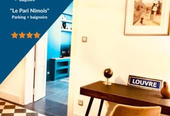 Le Pari N  mois, avec Parking, Centre Ville Ar  nes has Balcony rooms