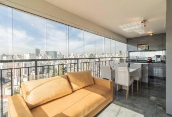 Flat surpreendente 4 pessoas em condom  nio moderno 02 suites climatizados has Smoking rooms