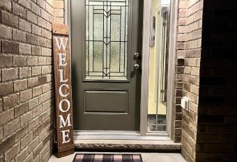 Cheerful 4 Bedroom Home With Indoor Fireplace has rooms with a private hot tub